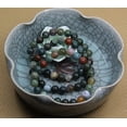thumbnail image 4 of Angelstones Natural Multicolor India Agate 8mm Round Beads Stretch Bracelet 7 Inch, 4 of 5