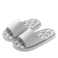 thumbnail image 4 of Gray Womens Quick-Dry Bath Slippers Couple Matching Indoor Outdoor Waterproof Non-Slip Lightweight Shower Sandals For Home Comfortable Style Size 38, 4 of 8
