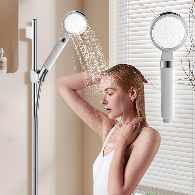 High Pressure Vitamin C and PP Filtered Shower Head for Hard with Replaceable Cartridges