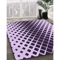 thumbnail image 3 of Ahgly Tapis Rond Lavable en Machine Intérieur Transitionnel Fleur Rose, 3 Pieds Rond, 3 of 7