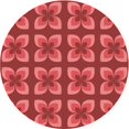 thumbnail image 1 of Ahgly Company Machine Washable Indoor Round Transitional Red Area Rugs, 4' Round, 1 of 7