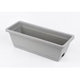 thumbnail image 3 of Meitianfacai Planting Pots Planting Pots Breathable Flower Pot Balcony Railing Hanging Potted Plants Flower Plants Outdoor Vase Rectangle Plastic Planter Box(Gray), 3 of 3