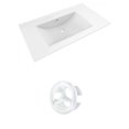thumbnail image 1 of American Imaginations 35.5-in. W 3H8-in. Ceramic Top Set In White Color - Overflow Drain Incl. AI-20876, 1 of 1