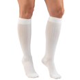 thumbnail image 1 of Truform Knee High Trouser Socks, Rib Pattern: 15 - 20 mmHg, White, Small, 1 of 7