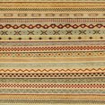 thumbnail image 1 of Ahgly Company Tapis d'Intérieur Carrés Abstraits Orange Tapis de Zone Abstraits, 4 Pieds Carré, 1 of 6