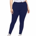 thumbnail image 2 of TIMIFIS High Waisted Leggings for Women Plus Size Yoga Pants Tummys Control Solid Color Workout Running Cycling Yoga Pants - Spring/Summer, 2 of 7