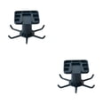 thumbnail image 3 of Maytalsory 1/2/3/5 Kitchen Hanger Self-adhesive Replacement Solid Color Punch-free 360 Degree Rotatable 6 Claw Detachable Mug Brush Rack Blue 2PCS, 3 of 6