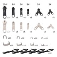 thumbnail image 3 of 194pcs/Bag Zipper Repair Kit Zip Slider zipper repair Rescue Universal Zippers Clothes Bag Tent Sewing Tool, 3 of 8