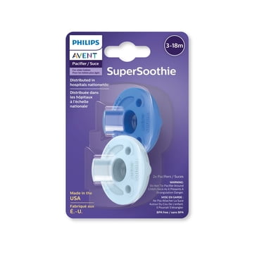 Philips Avent Soothie aide à calmer et à apaiser les bébés. Conçue pour les bébés de 3 à 18 mois