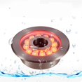 thumbnail image 5 of Lumières de Fontaine à DEL, Lumières de Piscine en Acier Inoxydable, Lumières de Printemps, Télécommande Colorée, Lumières Paysagères Carrées RVB, Lumières sous-Marines, Longue Durée, 5 of 5