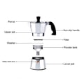thumbnail image 3 of KEINXS Stovetop Espresso Maker  Espresso Cup Moka Pot Italian Coffee Maker  Manual Cuban Coffee Percolator Machine Italian Espresso Greca Coffee Maker for Cappuccino or Latte 300ml, 3 of 7