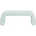 thumbnail image 3 of Meridian Furniture Arc Mint Vegan Leather Bench, 3 of 6