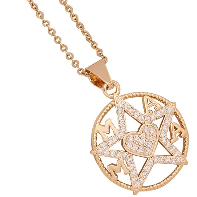 Women Pendant Necklace Decorative - Rhinestone Choker Necklace for Mother's Day