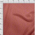 thumbnail image 3 of oneOone Viscose Jersey Red Fabric Tropical Craft Projects Decor Fabric Printed By The Yard 60 Inch Wide, 3 of 5