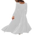 thumbnail image 3 of EIMELI Robes Longues Décontractées à Manches Longues pour Femmes, 3 of 5