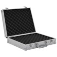 thumbnail image 3 of vidaXL Gun Case Aluminium ABS Silver, 3 of 5