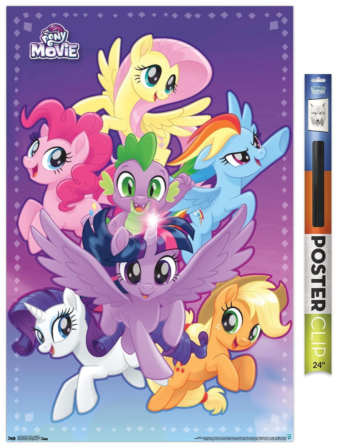 Hasbro My Little Pony Movie - Adventure Wall Poster, 14.725" x 22.375"