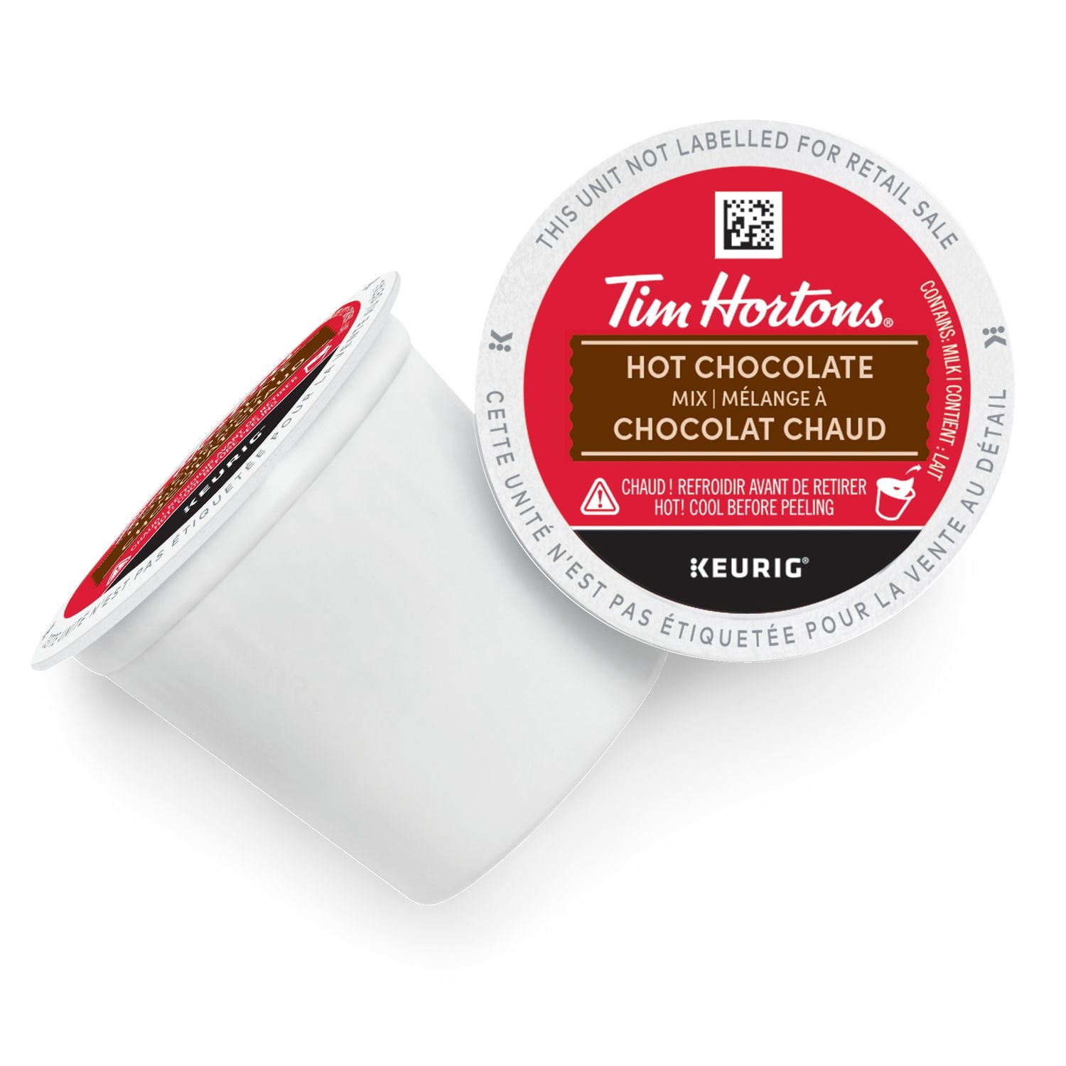 Tim Hortons Hot Chocolate K-Cups Pods, Single-Serve K-Cups, Compatible with Keurig Coffee Makers, Smooth & Creamy, 10 Count