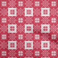thumbnail image 1 of oneOone Polyester Spandex Red Fabric Geometric Sewing Craft Projects Fabric Prints By Yard 56 Inch Wide, 1 of 4
