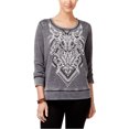 thumbnail image 1 of Style & Co. Chandail à Imprimé Matelassé pour Femmes, Gris, Petit, 1 of 1