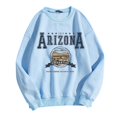 thumbnail image 4 of HNMKIU Crewneck Sweatshirt Women Fall/Winter Print Sweatshirt Without Hoodie, 4 of 4