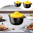 thumbnail image 1 of Feltree Ceramic Casserole Pot with Lid, Slow Cooker for Soup Stew and Rice, Crack-Resistant Non-Stick, Safe for Gas Stove Oven Microwave, Multipurpose Kitchenware for Household Use, 1 of 8