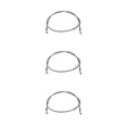 thumbnail image 1 of VONKY Motorcycle Brake Oil Hose Line Pipe Fitting Stainless Braided Steel Silver 200cm 3Set, 1 of 6