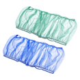 thumbnail image 1 of Unique Bargains 33x8' Adjustable Bird Cage Net Cover Feather Catcher Guard Airy Mesh Skirt, Green Blue, 1Set, 1 of 5