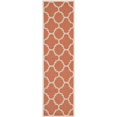 thumbnail image 1 of Safavieh Courtyard Terracotta Indoor Outdoor Rug - Runner 2'3" x 10', 1 of 4