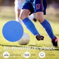 thumbnail image 4 of 1 Paire Chaussettes Protège-Tibia Hommes Femmes Chaussettes de Soccer Tibia Soccer Manches Mi-Mollet, 4 of 7