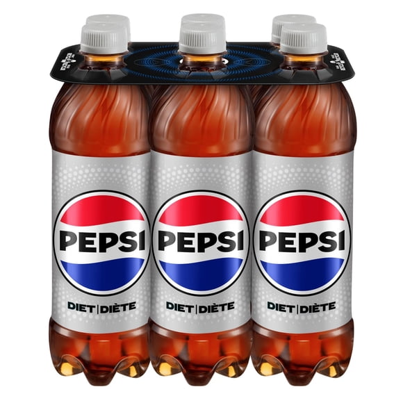 Pepsi Bouteilles de Diète, 710ml, Lot de 6