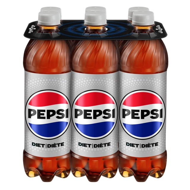 Pepsi Bouteilles de Diète, 710ml, Lot de 6