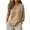 AA-Khaki, variant on QATAINLAV Women's Linen Long Sleeve Shirts Loose Casual V Neck Tunic Blouses Solid Color Lightweight Pullover Tops, Blue, XL