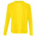 thumbnail image 4 of IMENGL Solid color casual small suit jacket, Yellow M, Size M-5XL, 4 of 5