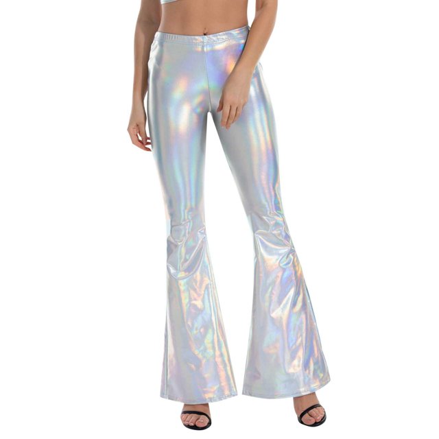 LUOGENLI Pantalon Décontracté pour Femme Pantalon Décontracté pour Femme Couleur Évasée Coupe Ajustée Festival Performance Pantalon Habillé Pantalon Évasé Femme Pantalon Décontracté Pantalon Décontracté pour Femme Coupe Décontractée Taille Extensible Vert TTG