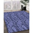 thumbnail image 3 of Ahgly Company Tapis d'Intérieur Lavable en Machine Carré Transitionnel Bleu Ciel, 4 Pieds Carré, 3 of 7