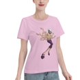 thumbnail image 2 of T-Shirt Basique à Manches Courtes pour Femme une Pièce Robin, 2 of 6