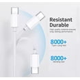 thumbnail image 4 of USB C to USB C Cable - 1m / 3 ft - USB Cable Male to Male - USB-C Cable - USB-C Charge Cable - USB Type C Cable - USB 2.0 (USB2CC3M) - USB cable - 24 pin USB-C (M) to 24 pin USB-C (M), 4 of 5
