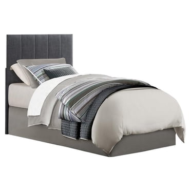Lexicon Potrero Twin Upholstered Panel Headboard in Gray
