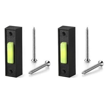 3X Interrupteur Universel pour Ouvre-Porte de Garage 41A4166 Filaire Éclairé Mural Bouton-Poussoir Fini Noir avec Bouton Central