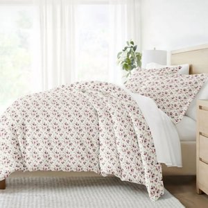 Linen Market Duvet Cover Queen (Pink) - Experience Hotel-Like Comfort With Unparalleled Softness, Exquisite Prints & Solid Colors For A Dreamy Bedroom - Queen Duvet Cover Set With 2 Pillow Shams
