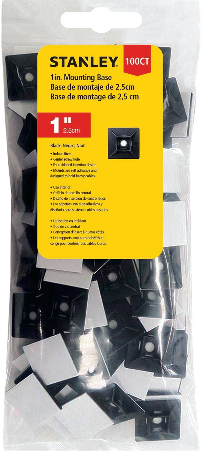 Base de montage de cravate de câble Stanley 50ct