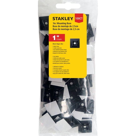 Stanley 50ct Cable Tie Mounting Base