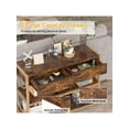 thumbnail image 4 of Eastvita 31.9-Inch Console Table with Storage/Drawers/Rustic Brown/for Behind Couch/Living Room/Foyer/Bedroom, 4 of 4