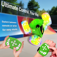 thumbnail image 3 of Contixo Remote Control Car, Stunt Racer, 360° Flip & Rotate, LED Lights, Wristband Controller, All-Terrain RC Cars for Kids, Green, 3 of 6