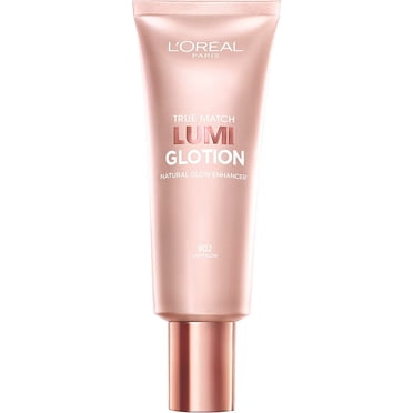 L’Oréal Paris True Match Lumi Glotion, Illuminateur, Sublimateur d'éclat naturel pour le visage et le corps, Teinte diaphane, Offre un éclat ensoleillé, 902 Pâle, 40 ml