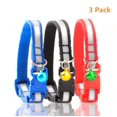 thumbnail image 4 of Lot de 3 Colliers pour Chat Réfléchissants avec Clochette Colliers pour Chien Chiot Chaton Colliers en Nylon, 4 of 10