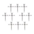 thumbnail image 4 of 10 Pcs Loquets à Poussoir en Acier Inoxydable pour Rangement de Porte, Tige de Levage Réglable, Loquet, 4 of 9