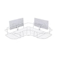 thumbnail image 1 of Stainless Steel No Drill Wall Mounted Corner Shower Shelf Bathroom Storage Organizer with Hooks Space Saving Fast Drain Rack, 1 of 4
