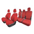 thumbnail image 1 of For 2020-2024 Ford Explorer Base FH Group Neoprene Custom Fit Car Seat Covers Water Resistant - Full Set Solid Red, 1 of 11